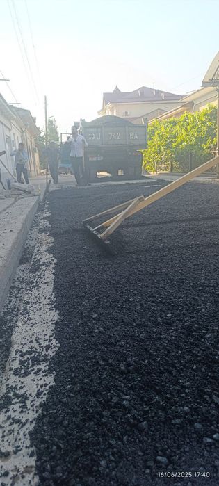 Асфальт хизмати Узбекистан буялаб
Асфальтирование дворов
Асфальтирован