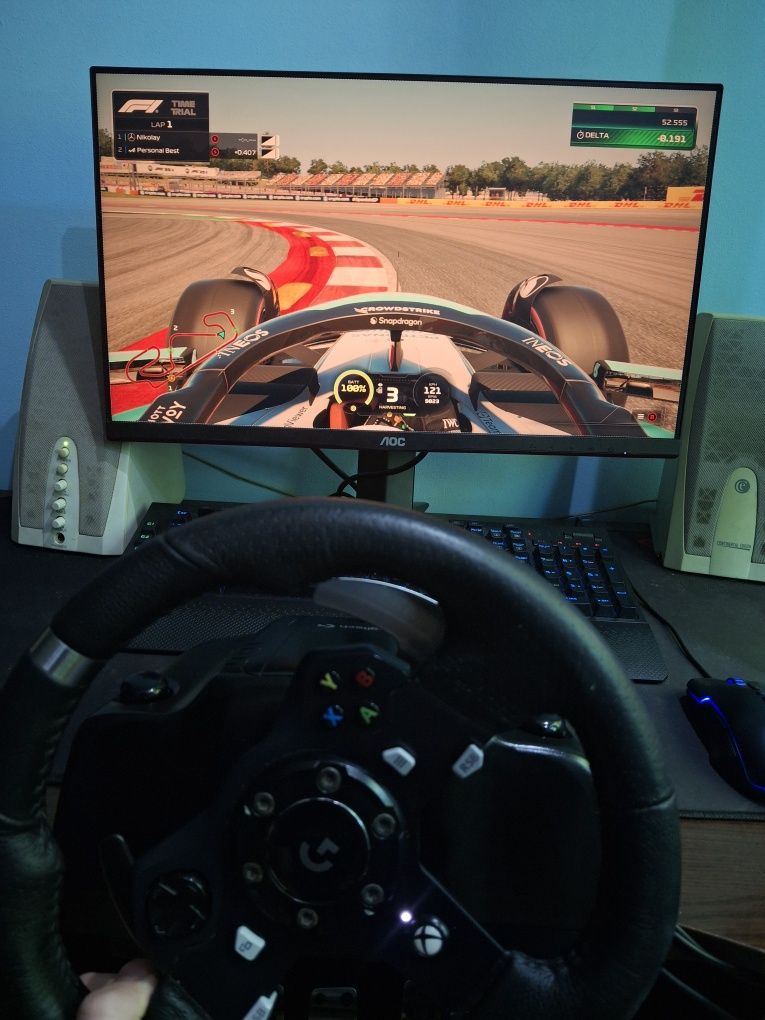 Волан Logitech G920 + педали + скоростен лост