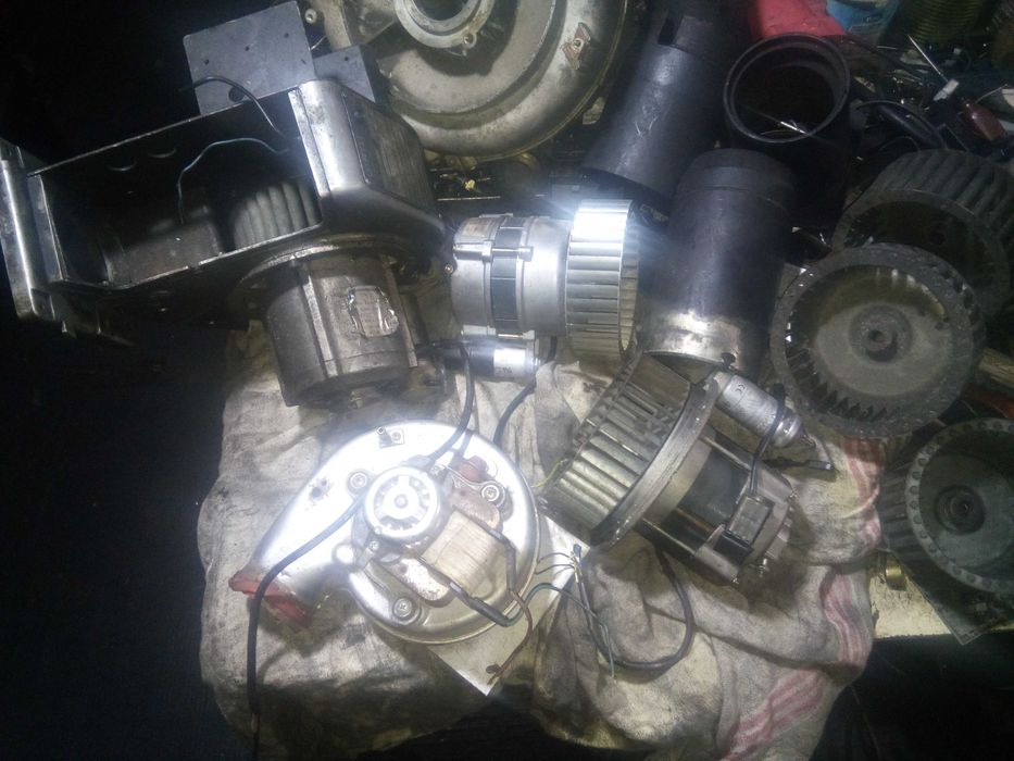 Preincalzitor, transformator, filtru, motor si piese arzator ulei ars