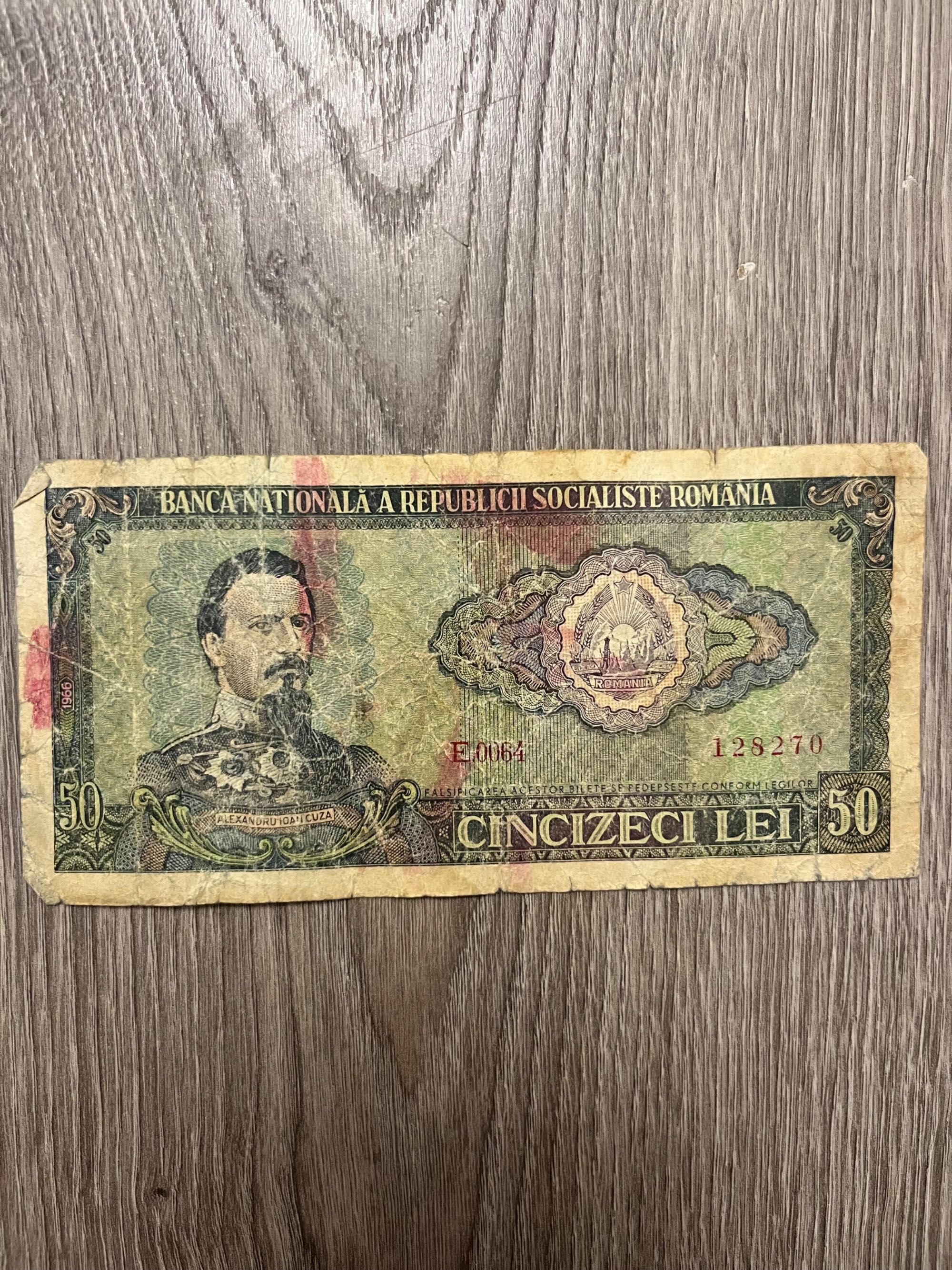 Bancnota 50 LEI din 1966