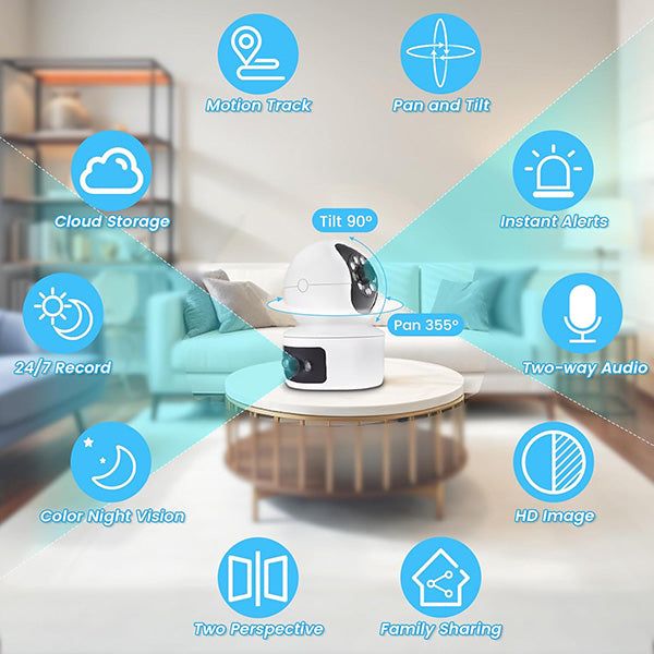 Wi-Fi камера за наблюдение и бебефон / SMK035 /