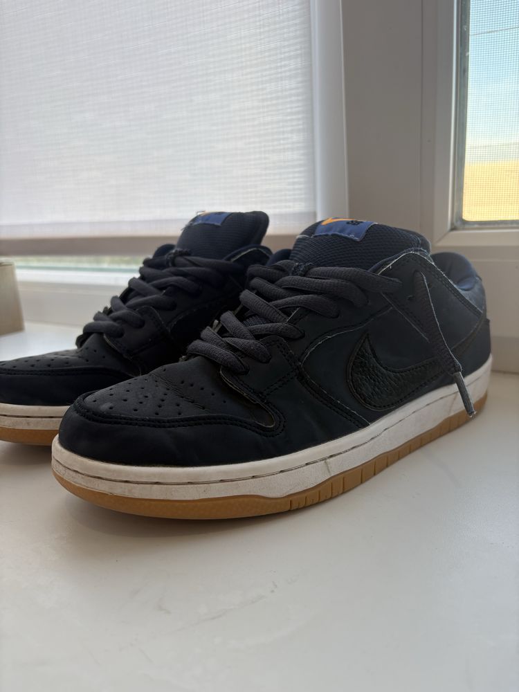Кроссовки Nike sb dunk темного синего цвета
