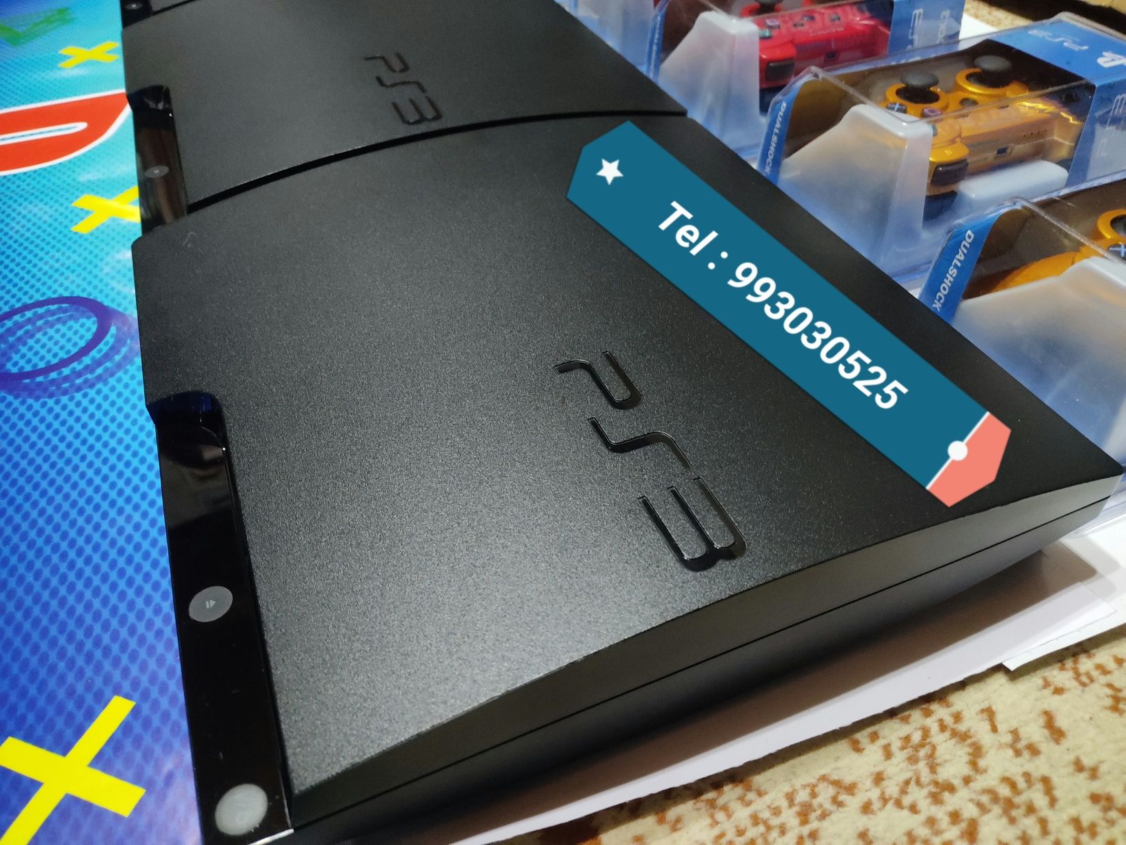 Playstation 3 Slim HD. + 2ta Joystick. { 33 ta O'yinlari Bilan }.