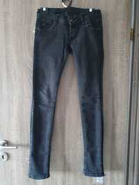 Blugi skinny negri cu talie joasa, marimea XS