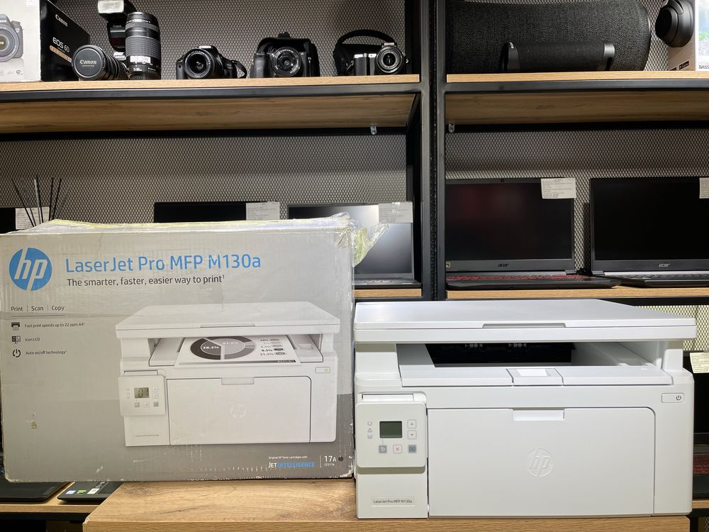 Принтер HP LaserJet Pro MFP M130a, МФУ, лазерный, ч/б, 8263/А10