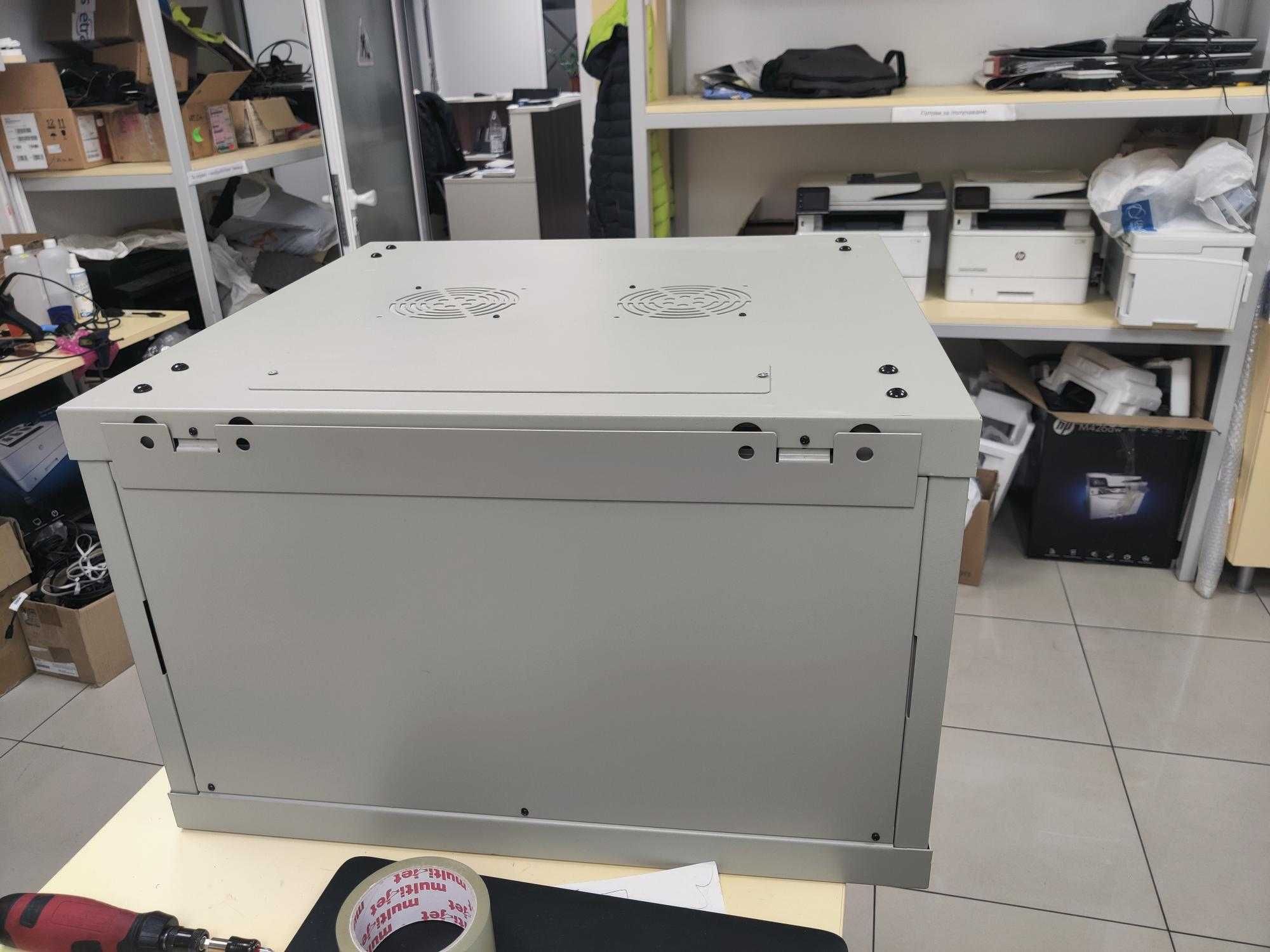RACK комуникационен шкаф 6U 600/600/370 + тава