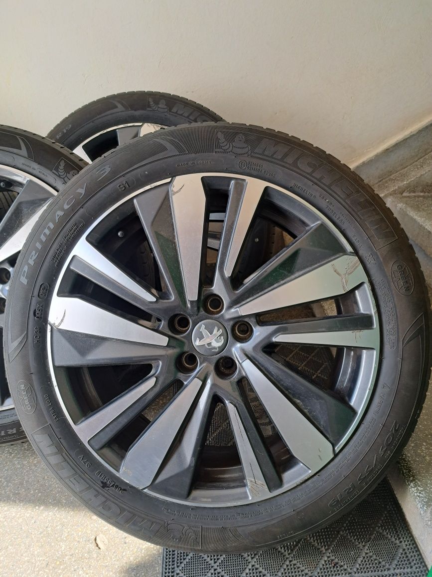 Jante Peugeot 3008/5008/508 19 Inch+Anvelope Michelin 205 55 19!