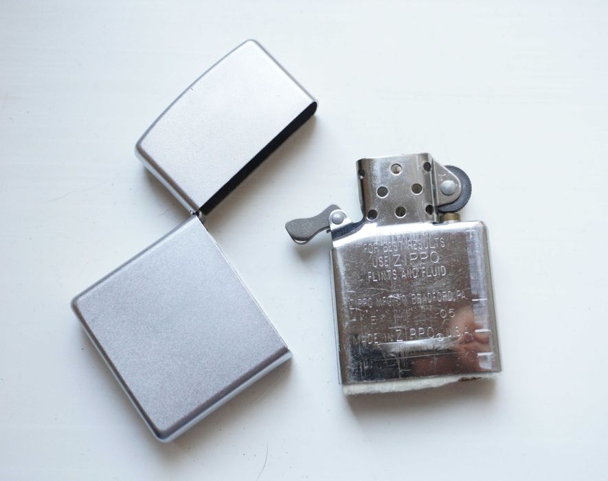 Оригинальная зажигалка Zippo Satin Chrome