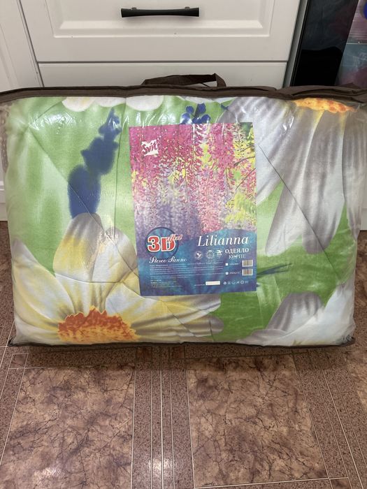 Продам новое одеяло Piereo Sanno, микросатин, hollowfiber, 200×215 см