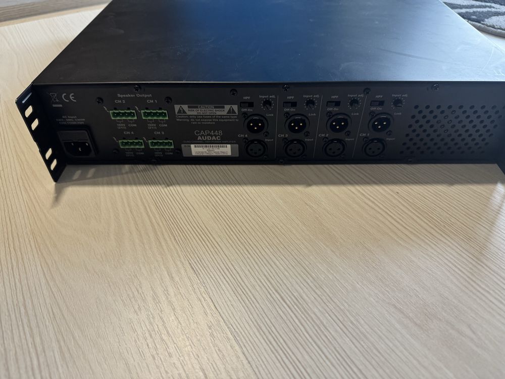 Amplificator profesional 4canale Audac CAP448