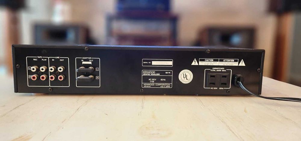 Kenwood ge-76 equalizer grafic