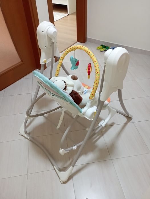 Бебешка люлка 3 в 1 Fisher Price - Музикална