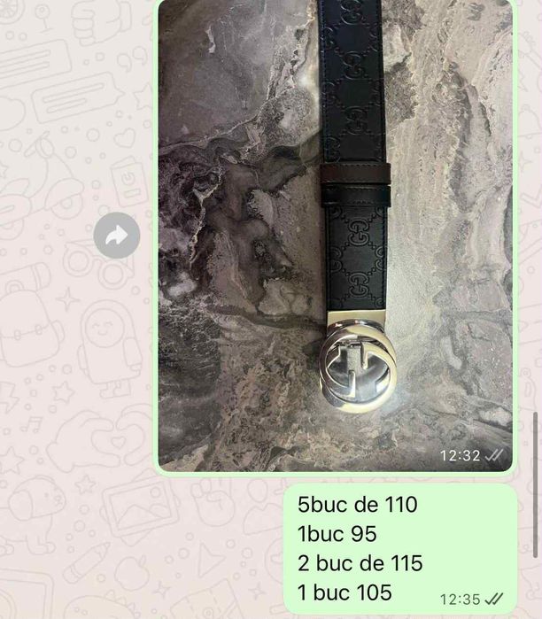 Vând curele Gucci