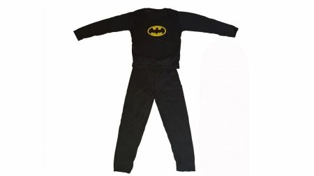 Set costum clasic Batman IdeallStore®, 7-9 ani, 120-130 cm, negru