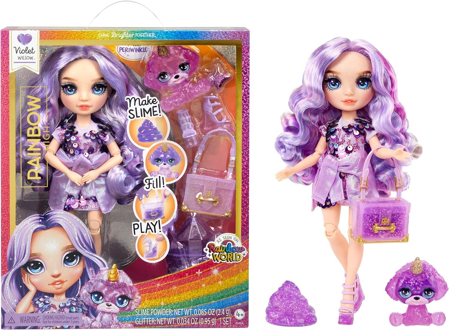 Кукла Rainbow Violet Willow Раенбоу