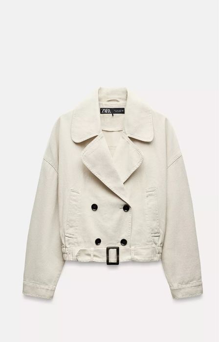 Zara Укороченная куртка с эластичным низом