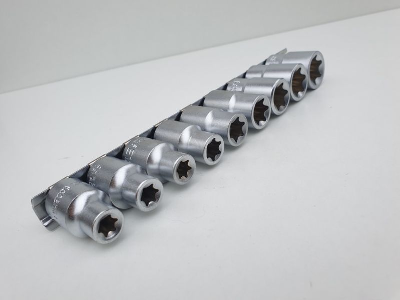 Set / Trusa tubulare E Torx E10 - E24 1/2" 9 piese