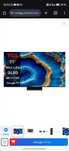 TCL C805 QD-Mini LED 4K TV, Qled, Mini led, sigilat , 5 ani garanție