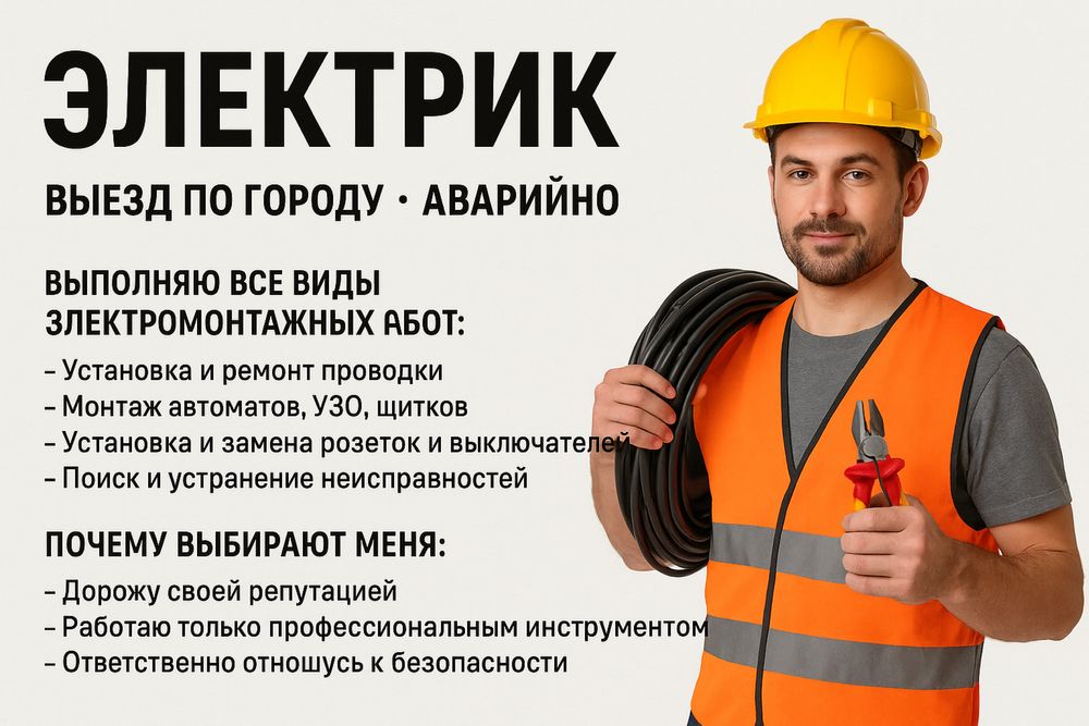 Услуги Частного Электрика Недорого Круглосуточно Подключение Столб ТП