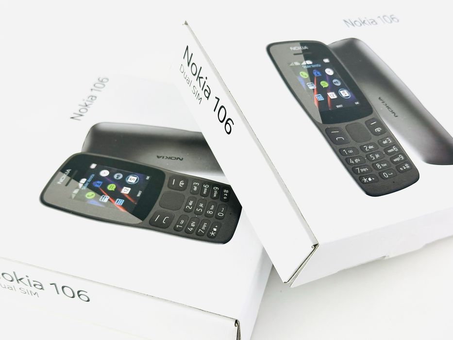 НОВ!Nokia 106 Dual 2018 Black 24м. Гаранция!