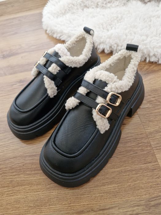 shein нови дамски обувки пух боти зимни