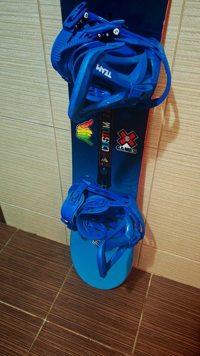 Placa snowboard Burton custom 130 cm -legaturi boots burton