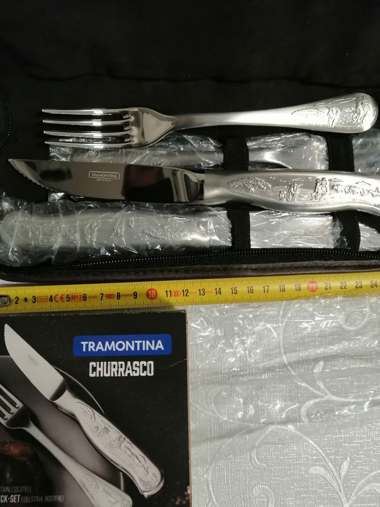 Set tacamuri Tramontina Churrasco  NOU nu Victorinox Dick Zwilling