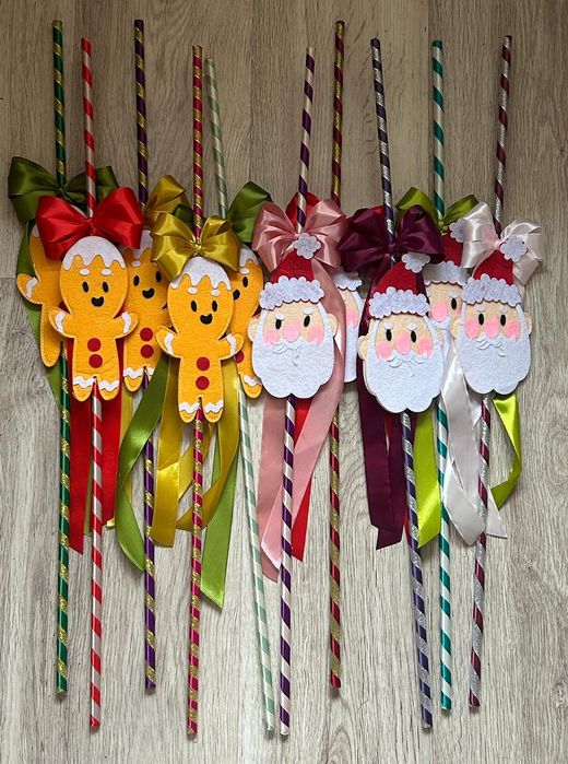 Lot 50 nuieluse( 70 cm )decorate pentru Moș Nicolae