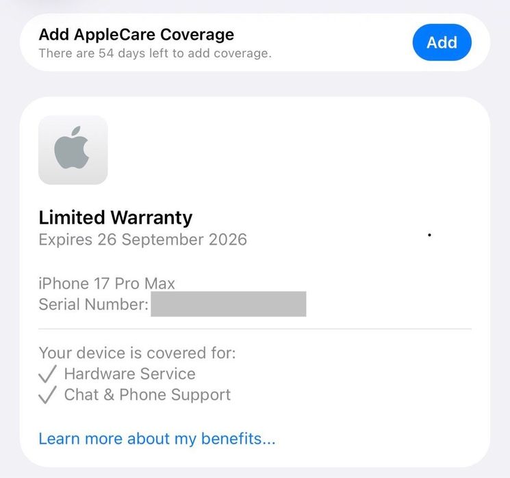 iPhone 17 Pro Max 256gb Silver