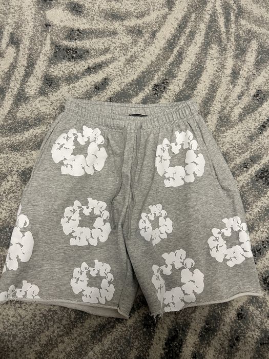 pantaloni scurti denim tears