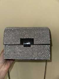 Малка дамска чанта - ROSIE Diamante Cross Body Bag