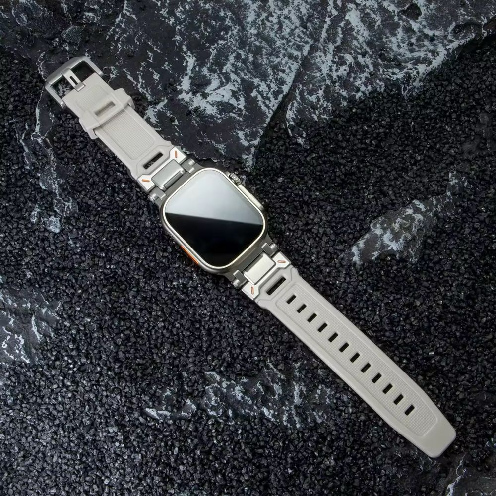 Титаниева TPU Каишка за Apple Watch Ultra/SE/SE2/10/9/8/7/6/5/4