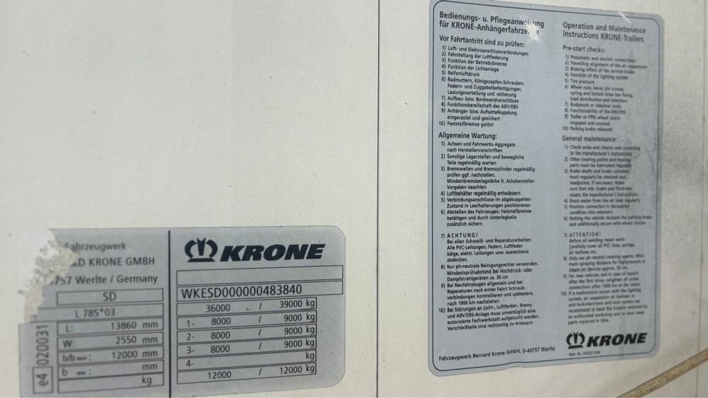 Продам прицеп Крон