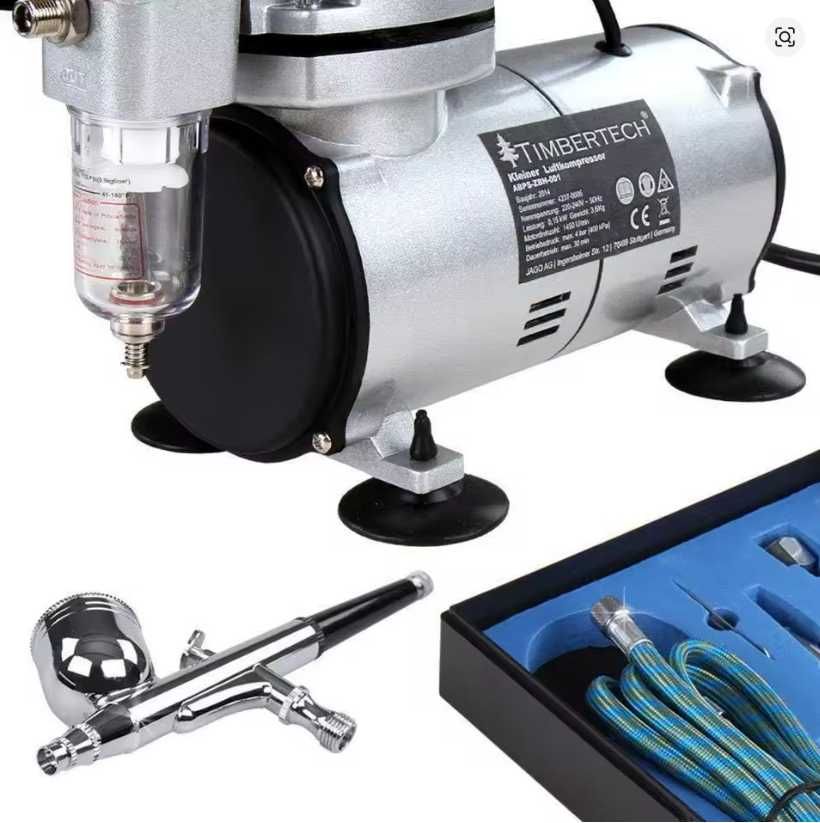 COMPRESOR Micro Timbertech ABPST05 pentru tatuaje temporare nefolosit