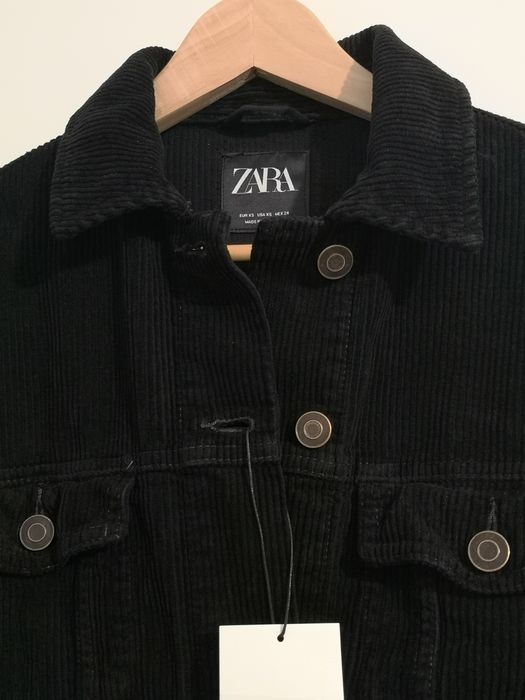 Jacheta catifea reiata Zara