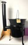 Ceaun 40L + Suport cu horn – Gateste traditional oriunde!