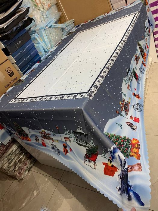 Скатерть новогодняя