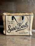 Плажна чанта рафия”Saint Barth”
