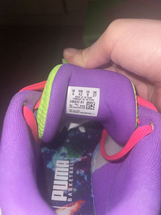 Adidasii de baschet Lamello Puma MB.01 inverse toxic