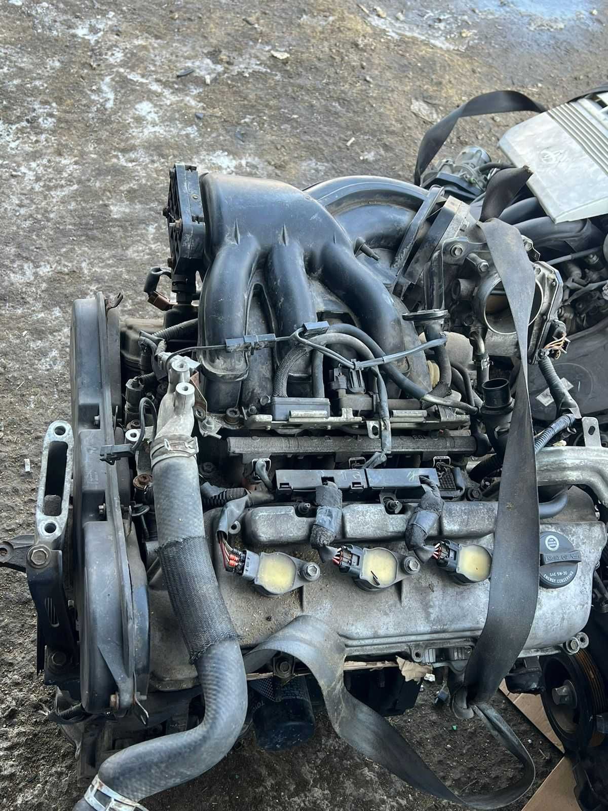 двигатель 1MZ-fe vvti, 3MZ 3.3 мотор коробка с раздаткой