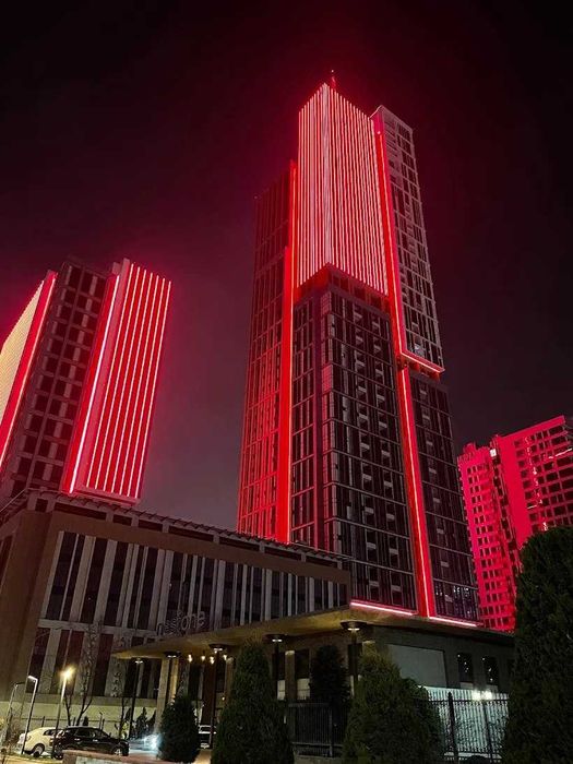 Ташкент Сити ЖК Nest One 4-комн 39/51 93 м² коробка вид на парк