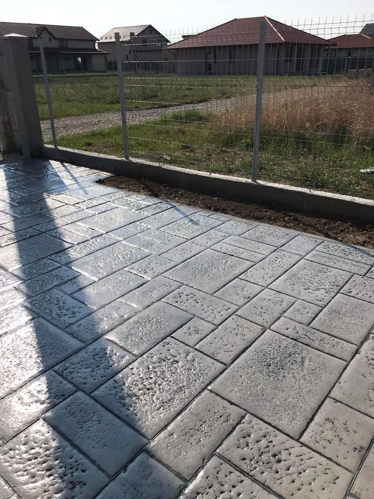 Beton amprentat Iasi Targu Frumos Podul Iloaiei - beton dezactivat