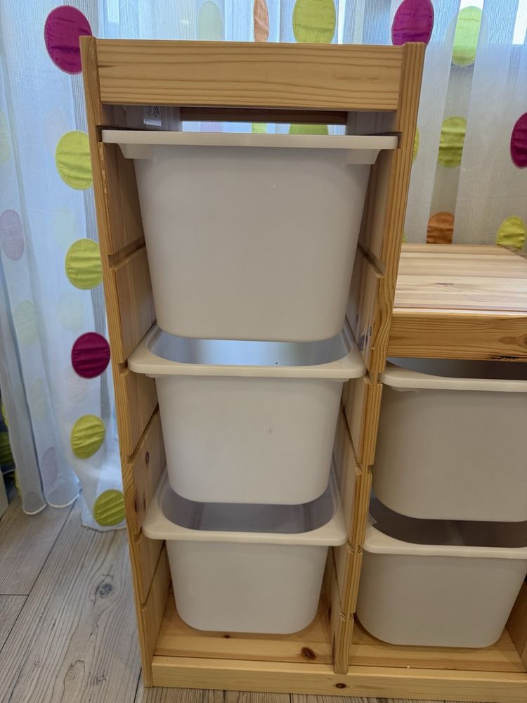 Легло KURA Ikea плюс секция TROFAST подарък матрак и палатка