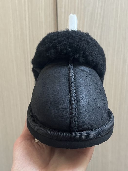 Papuci de casă, piele naturală și blană (lână), Bullboxer