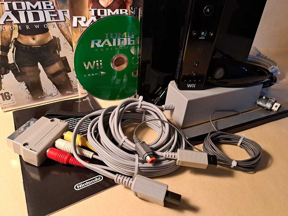 Nintendo Wii / GameCube (RVL-001) complet si de colectie + TOMB RAIDER