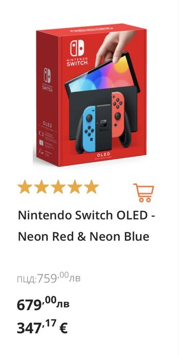 Nintendo Switch Oled+2 игри