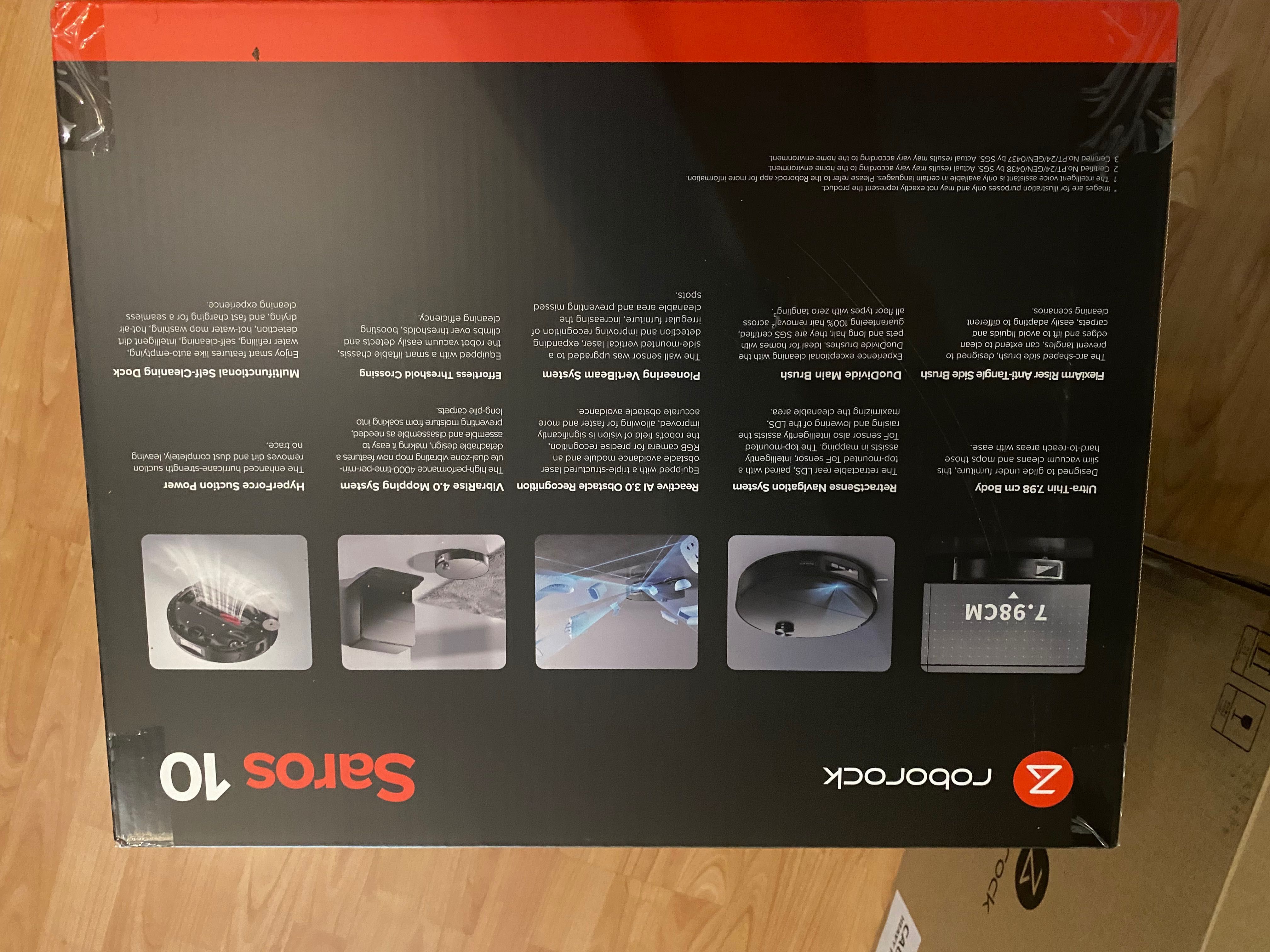 Робот прахосмукачка Roborock Saros 10