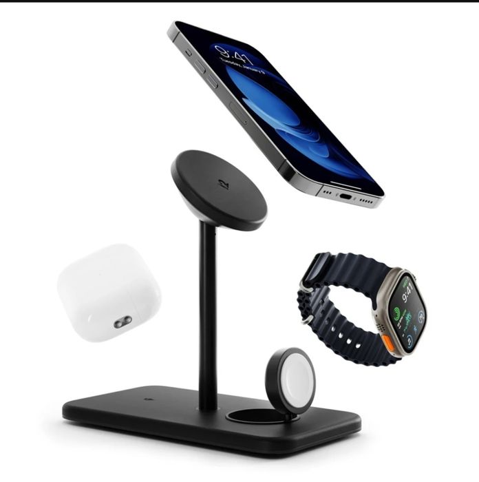 Беспроводная зарядная станция 3 в 1 twelvesouth HiRise 3 Deluxe