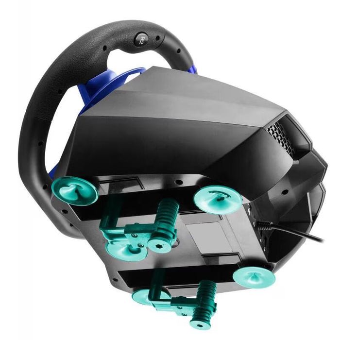 Volan gaming FlashFire Suzuka F111 negru cu albastru