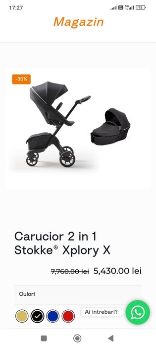 Vând Cărucior STOKKE